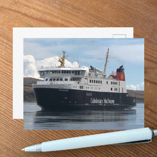 Ferry Sailing to Islay in Scotland Postcard