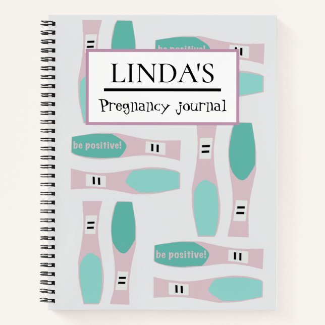 Fertility Journey Positive Pregnancy Journal (Front)