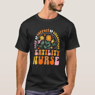 Fertility Nurse Appreciation Circle IVF Nurse T-Shirt