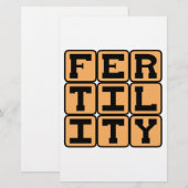 Fertility, Pregnancy Announcement (Front/Back)