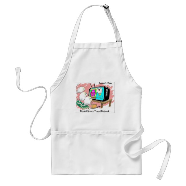 Fertilization Travel Network Adult Apron (Front)
