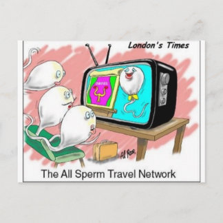 Fertilization Travel Network Postcard