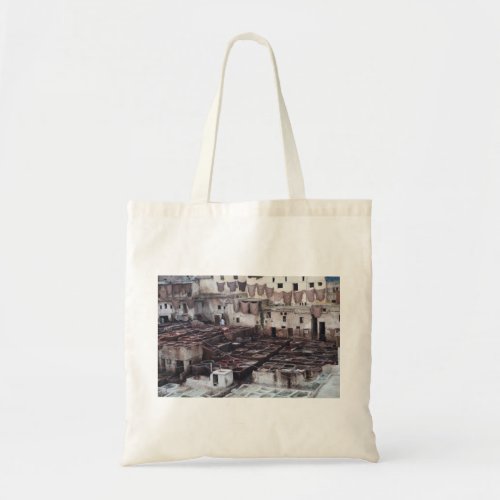 Fes Leather Tannery _ Fes _ Morocco Tote Bag