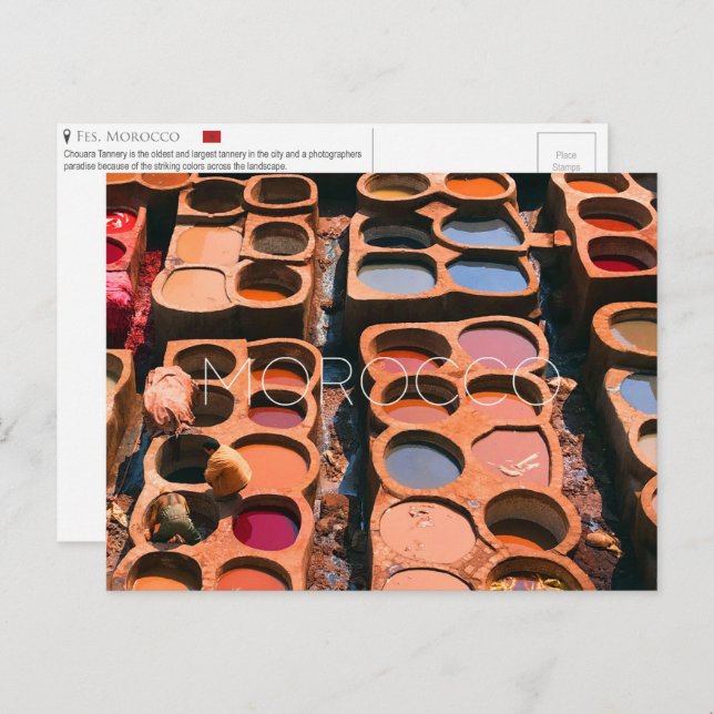 Fes, Morocco Postcard (Front/Back)