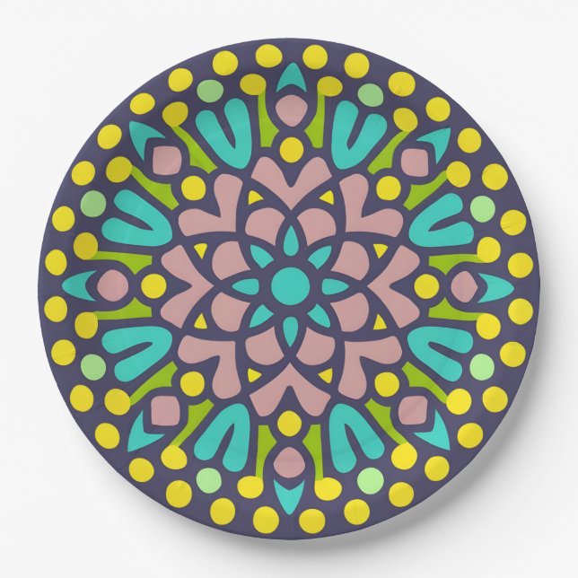 fes mosaic paper plates (Front)