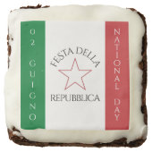 Festa della Repubblica National Day of Italy Flag Brownie (Front)