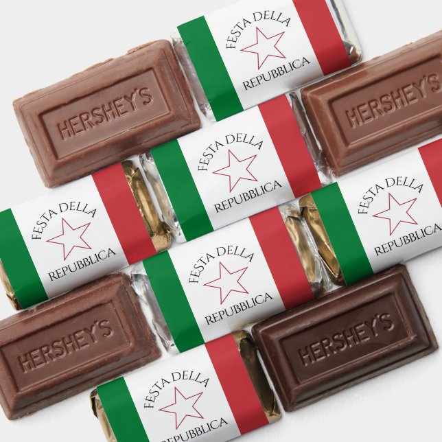 Festa della Repubblica National Day of Italy Flag Hershey's Miniatures (Assorted)