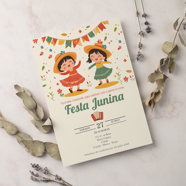 Festa Junina Brazilian Party  Invitation (Creator Uploaded)