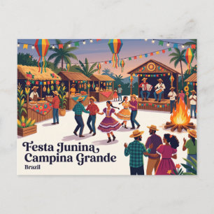 Festa Junina Campina Grande Brazil Postcard