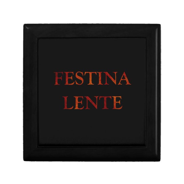 Festina lente gift box (Front)