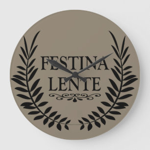 Festina lente large clock