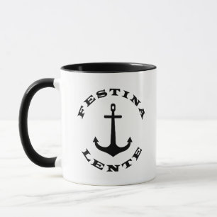 Festina lente mug