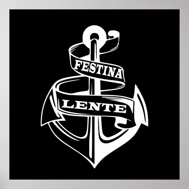Festina lente poster (Front)