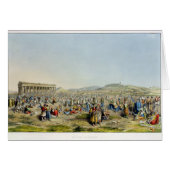 Festival at Athens, pub. by J. Rodwell, 1830 (aqua (Front Horizontal)