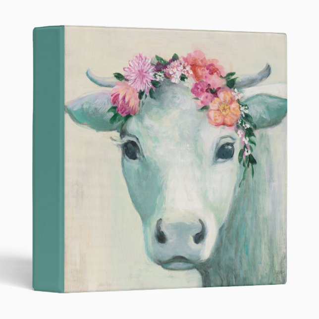 Festival Cow 3 Ring Binder (Front/Spine)
