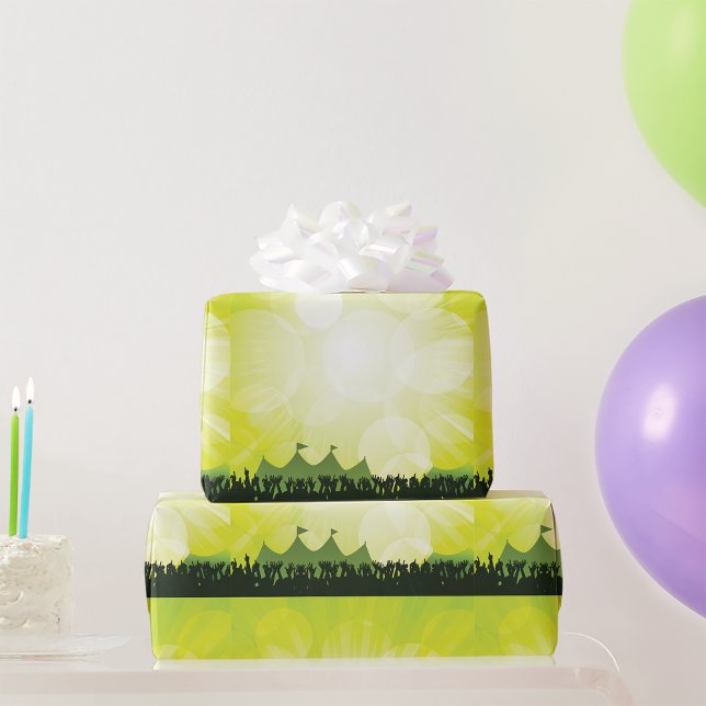 Festival Crowd Wrapping Paper (Creator Uploaded)