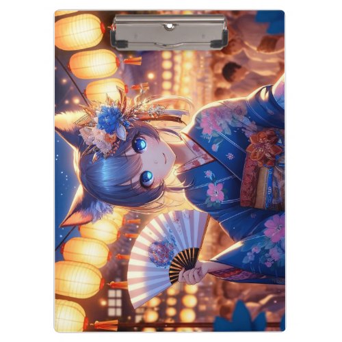 Festival Days with Mystic Catgirl Double Sided Clipboard