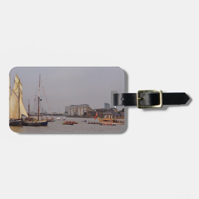 Festival in Greenwich Luggage Tag (Front Horizontal)
