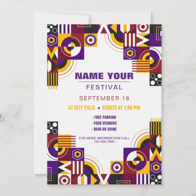 Festival Invitation (Front)