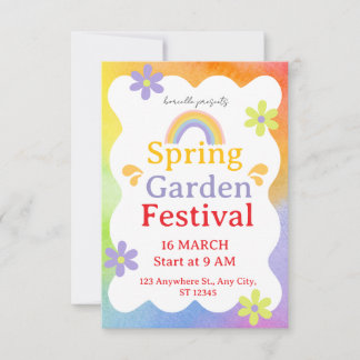 Festival Invitation – Vibrant Event Party Invite