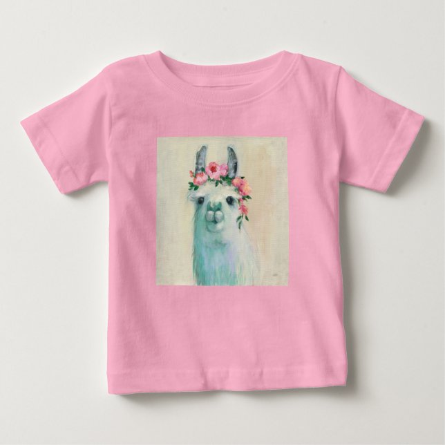 Festival Llama Baby T-Shirt (Front)