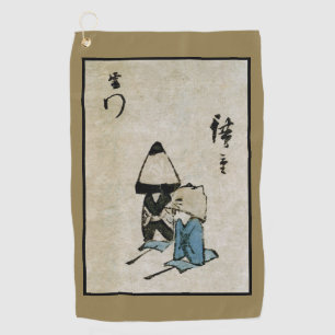 Festival Matsuri Costume Actors Feudal Japan Golf Towel