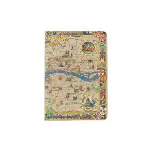 Festival of Britain: Guide to London Map Passport Holder