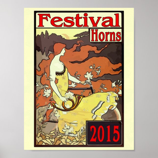 Festival of Horns  2015 Poster (Front)