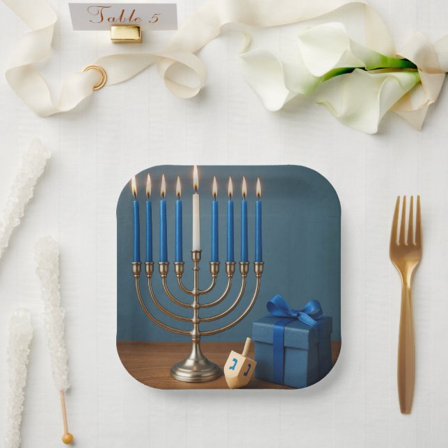 Festival of Lights and Joy Paper Plates (Wedding)