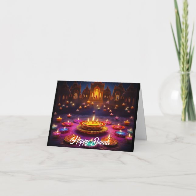 Festival of Lights: Diwali Celebrations Holiday Card (Front)