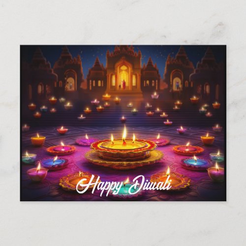 Festival of Lights Diwali Celebrations Postcard