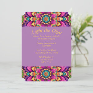 Festival of lights holiday card