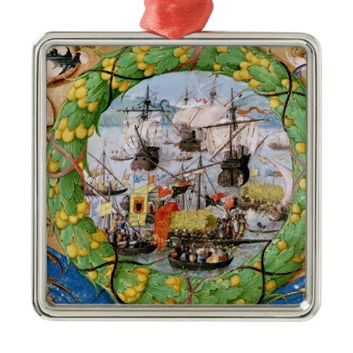 Festival of the Portuguese Fleet Metal Ornament