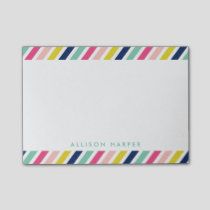 Festival Stripes Post-it Notes