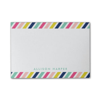 Festival Stripes Post-it Notes