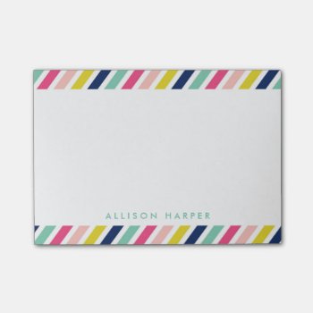 Festival Stripes Post-it Notes by JAmberDesign at Zazzle