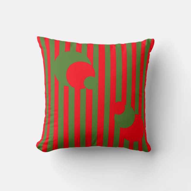 Festival Throw Pillow (Front)