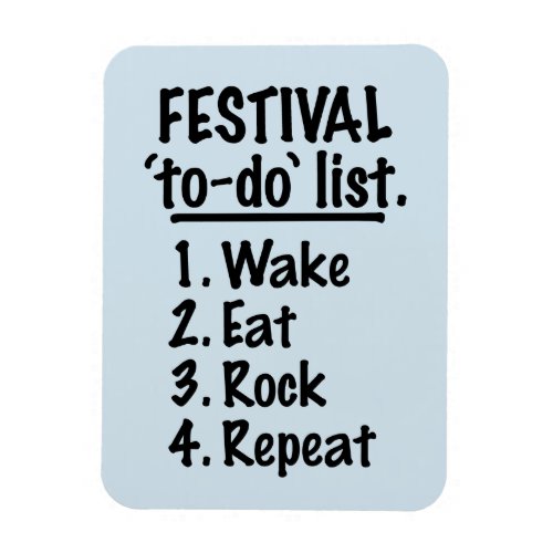 Festival âto_doâ list blk magnet