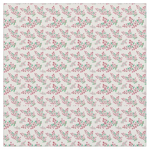 Festivals Floral Christmas Fabric