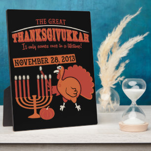 Festivals 'Thanksgivukkah' Plaque