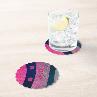 FESTIVATE paper coaster in SUNSET AFTERGLOW