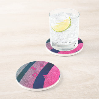 FESTIVATE sandstone coaster in SUNSET AFTERGLOW