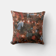 Festive Abstract Close Up Christmas Tree Lights