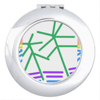 Festive Abstract Compact Mirror