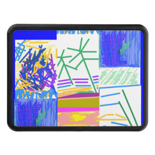 Festive Abstract  Hitch Cover
