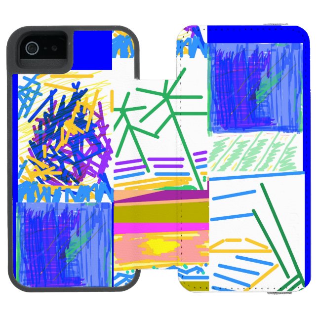 Festive Abstract  Incipio iPhone Wallet Case (Folio Open)