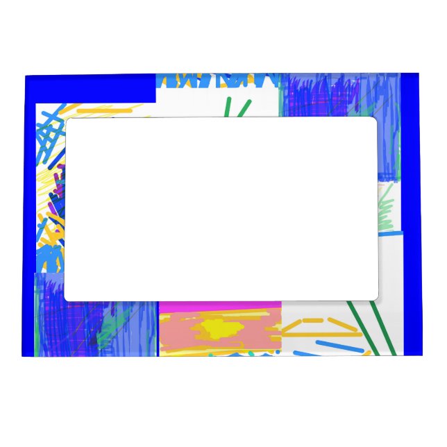 Festive Abstract  Magnetic Frame (Front)