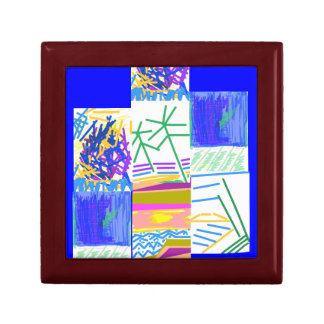 Festive Abstract Vacation  Gift Box