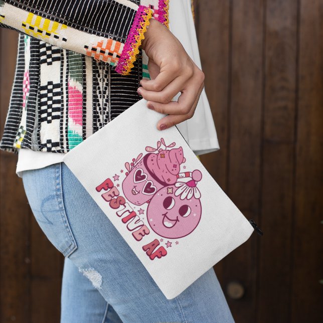 Festive AF Holiday Cupp-le Accessory Pouch (Creator Uploaded)