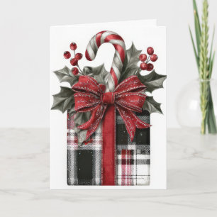 Festive and elegant Christmas Greeting Card